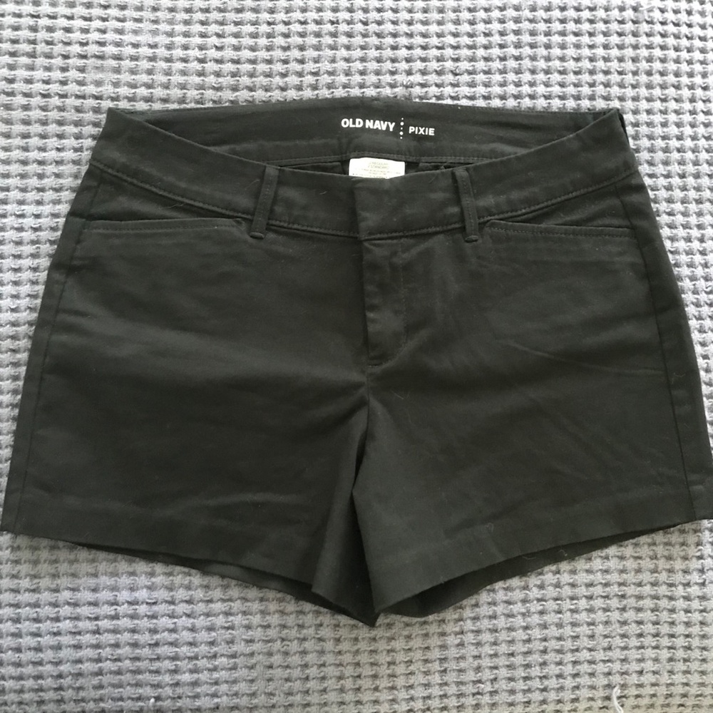 Old Navy Pixie black cotton shorts size 2